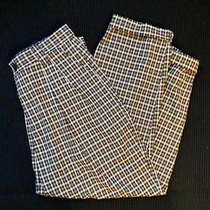 TOPSHOP || PLAID / CHECK PEG PANTS